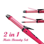 2 In 1 Hair Straightener And Curler Machine For Women  Curl  Straight Hair Iron - Image 4