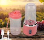 Portable Small Juicer Blender With Extra Jar / Cup (2 Pc Set) - Image 2