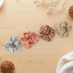 Premium Satin Hair Scrunchies  Elastic Hair Ties For Women  Girls (12 Pc) - Image 3