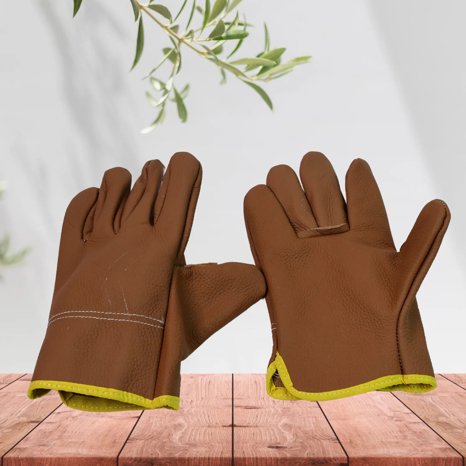 imgi_109_03_ae5ec806-54dd-46aa-ab3f-94b85f755b1e Gloves Gardening Gloves For Men Women Leather Gloves Heavy Duty Gloves (1 Pair) - Image 1
