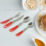 Luxury Cutlery Set For Dining Table Stainless Steel 26-piece Set With Stand - Image 2