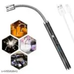 Metal Rechargeable Electric Arc Lighter With Flexible Neck (1 Pc) - Image 9