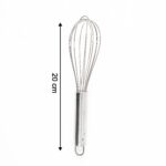 Small Stainless Steel Balloon Whisk (20cm  1 Pc) - Image 3