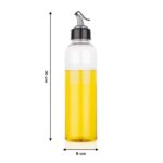 1ltr Oil Dispenserwith Lid - Clear Drip Free Spout Controlled Use - Image 2