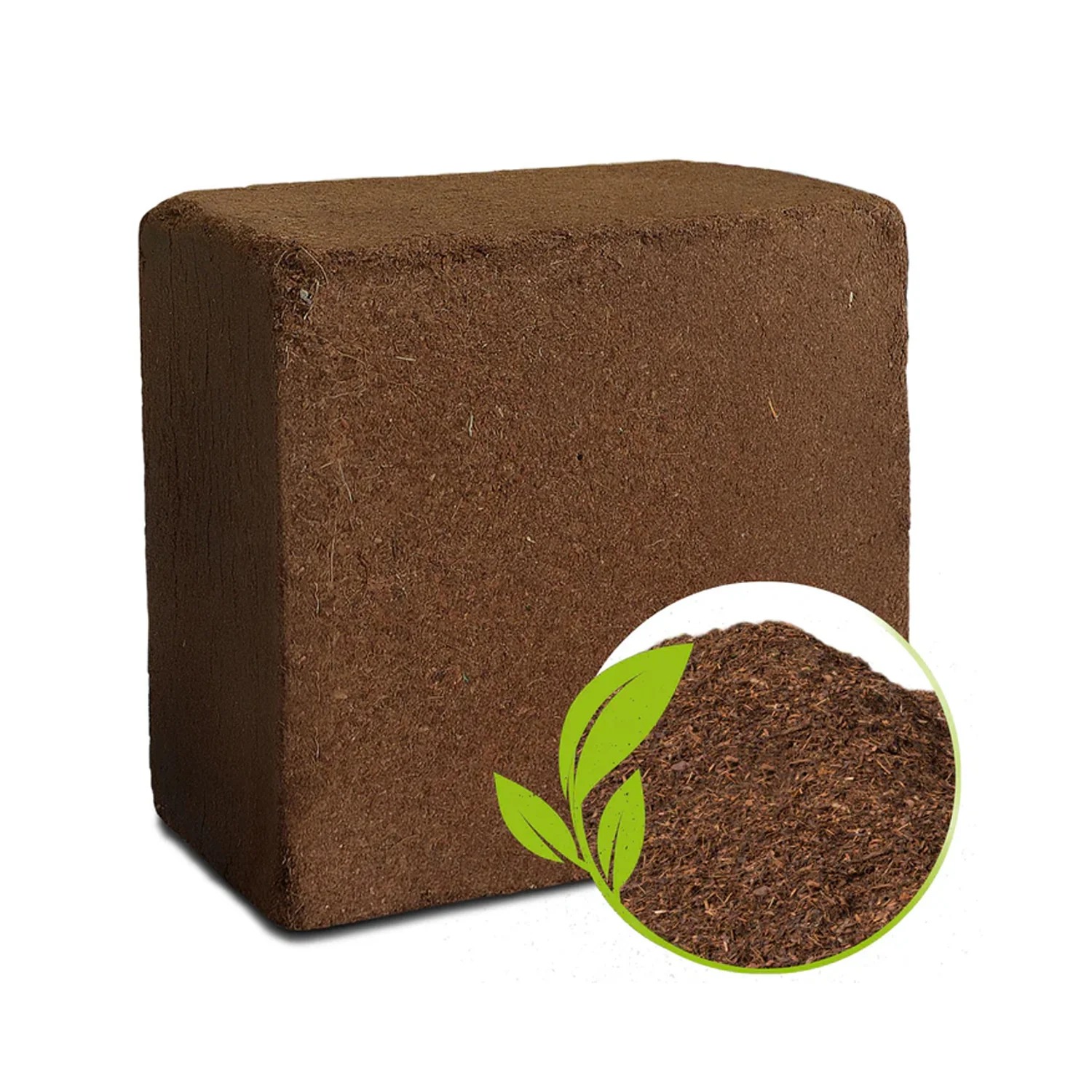 imgi_404_08_a4a4b222-684a-4cfd-83aa-5078d83603c9 Cocopeat Block Organic Fertilizer And Soil Manure Potting Mixture For Home Gardening And Potted Plants (1 Kg.) - Image 1