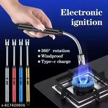 Lighter Long Flexible Electric Arc Usb Rechargeable Windproof Flameless Electronic Smoking Plasma Lighters