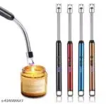 Lighter Long Flexible Electric Arc Usb Rechargeable Windproof Flameless Electronic Smoking Plasma Lighters - Image 3