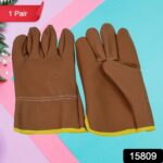 Gloves Gardening Gloves For Men Women Leather Gloves Heavy Duty Gloves (1 Pair) - Image 5